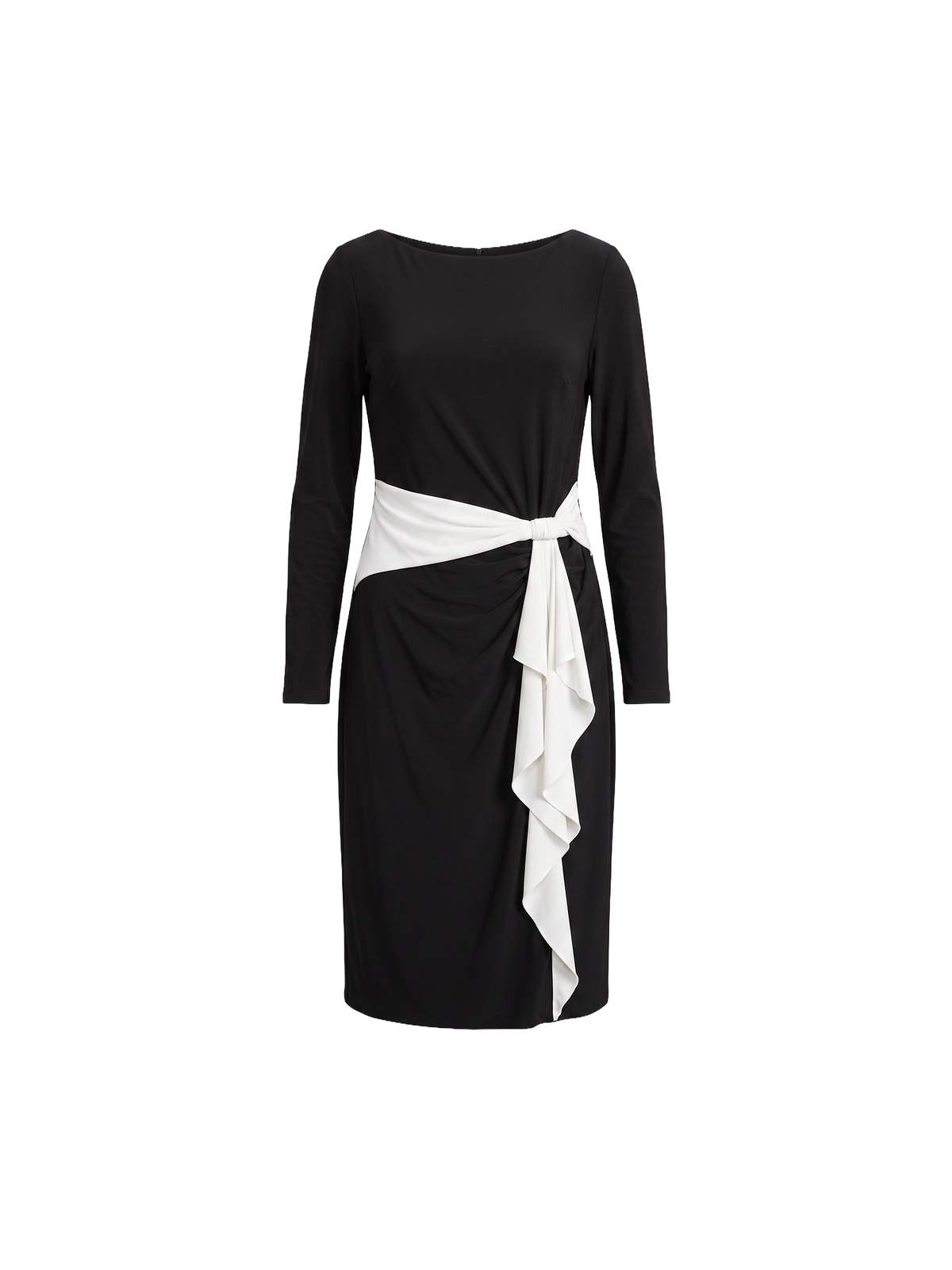 Ralph Lauren Black Long-Sleeve Sheath Dress