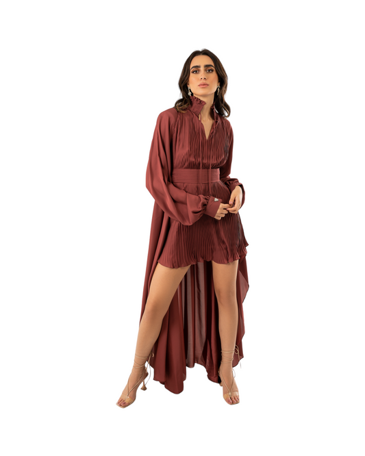 Fatale by Angie Naiedes Burgundy Dress