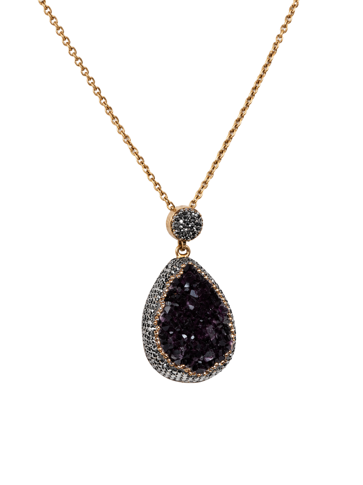 Golden Necklace with Pendant