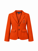 Ralph Lauren Sport Orange Wool Crest Blazer