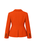 Ralph Lauren Sport Orange Wool Crest Blazer