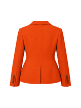 Ralph Lauren Sport Orange Wool Crest Blazer