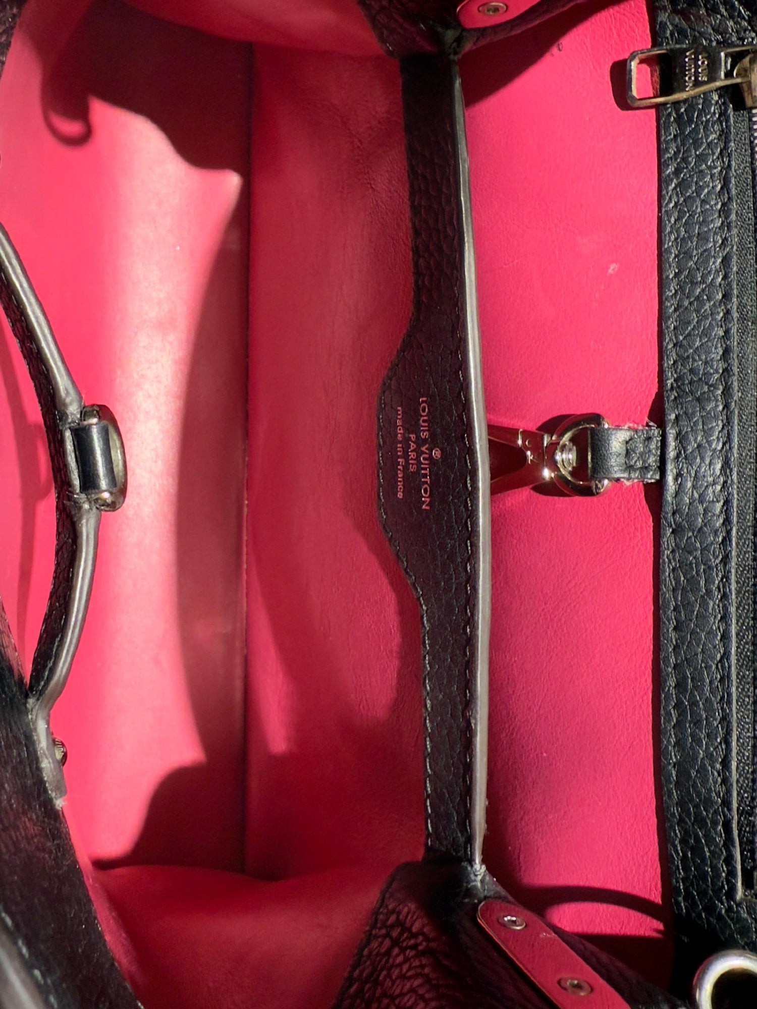 Louis Vuitton Black Capucines BB Bag