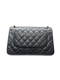 Chanel Jumbo Caviar Double Flap Black Leather Bag