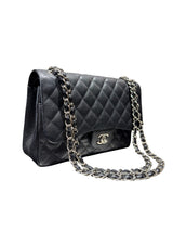 Chanel Jumbo Caviar Double Flap Black Leather Bag