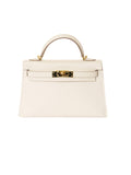 Hermès Mini Kelly 20 Nata Epsom Bag