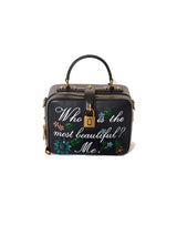 Dolce & Gabbana embellished printed leather shoulder bag