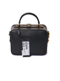 Dolce & Gabbana embellished printed leather shoulder bag