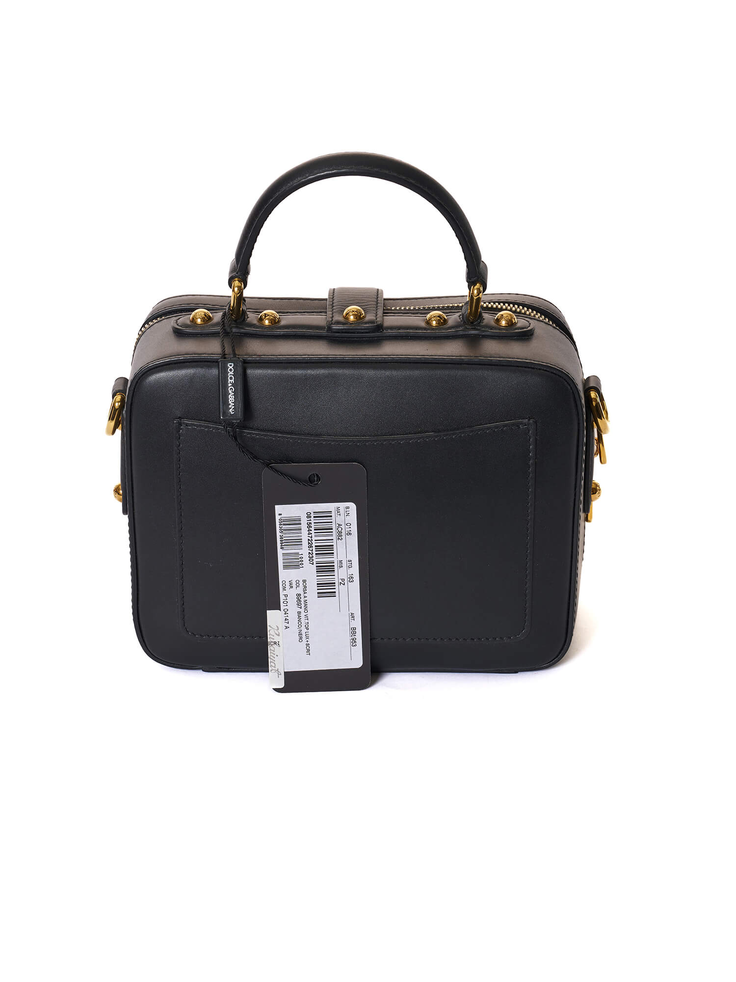 Dolce & Gabbana embellished printed leather shoulder bag
