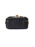 Dolce & Gabbana embellished printed leather shoulder bag