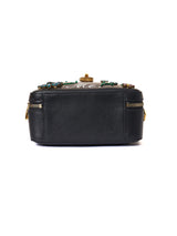 Dolce & Gabbana embellished printed leather shoulder bag