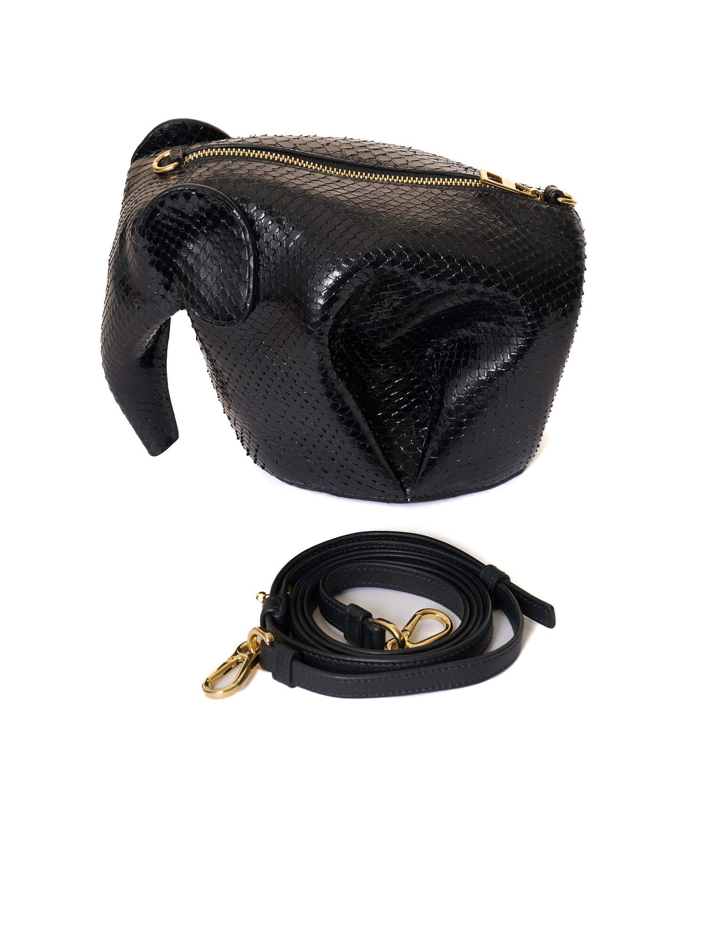 Loewe Elephant Python Mini Bag