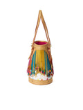 Louis Vuitton Limited Edition Takashi Murakami Fringe Monogram Multicolour Bucket Bag