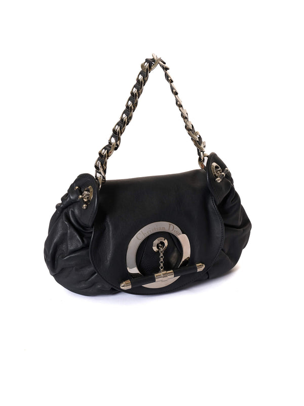 Dior Black Jazz Club leather Shoulder bag
