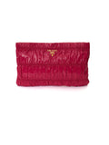 Prada Nappa Gaufre Zip Clutch