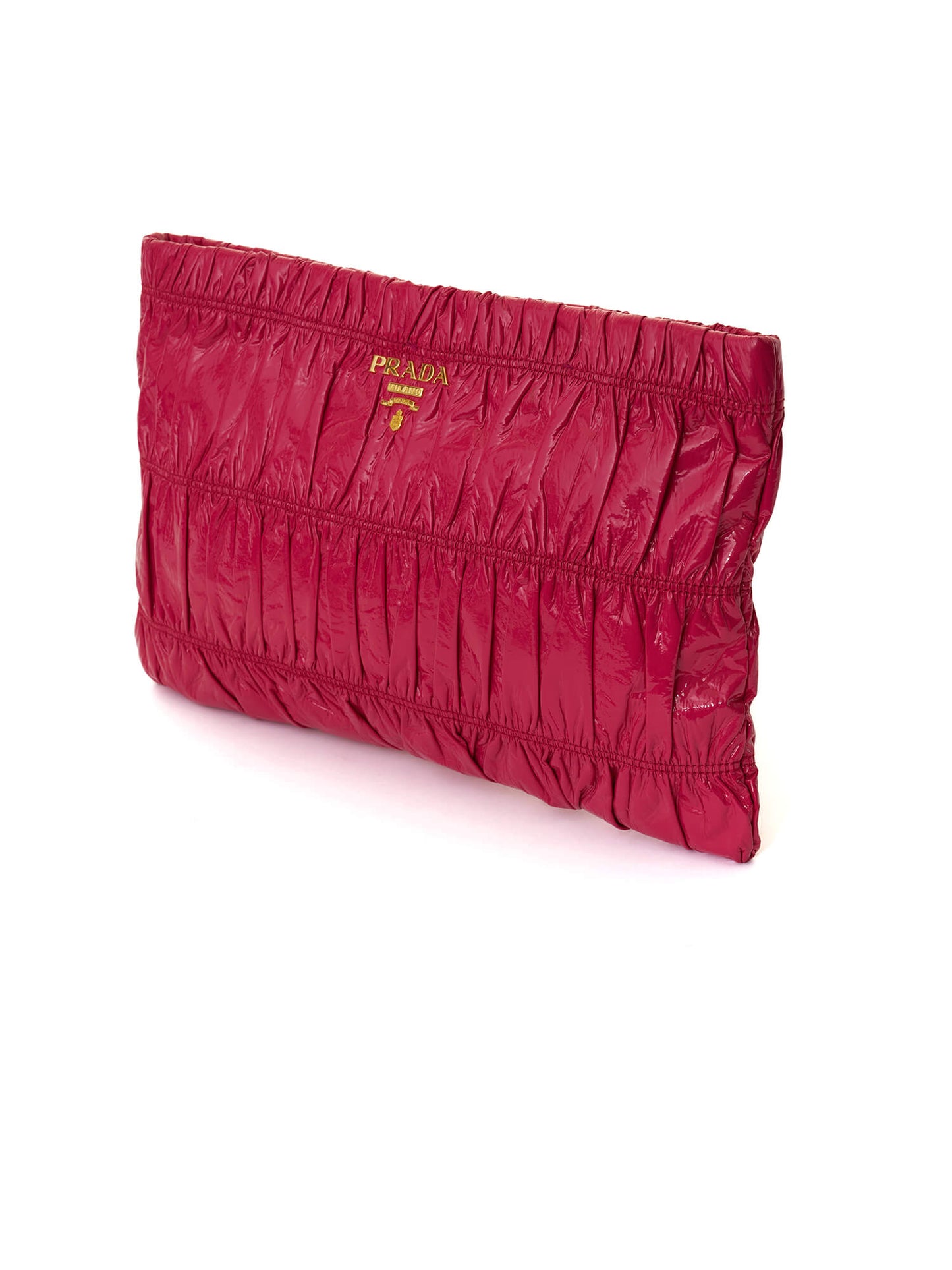 Prada Nappa Gaufre Zip Clutch