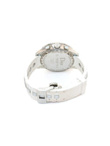 Dior White Stainless Steel Christal CD114311 Women's Wristwatch 38 mm