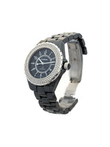 Chanel J12 Black Ceramic & Diamond Bezel Watch