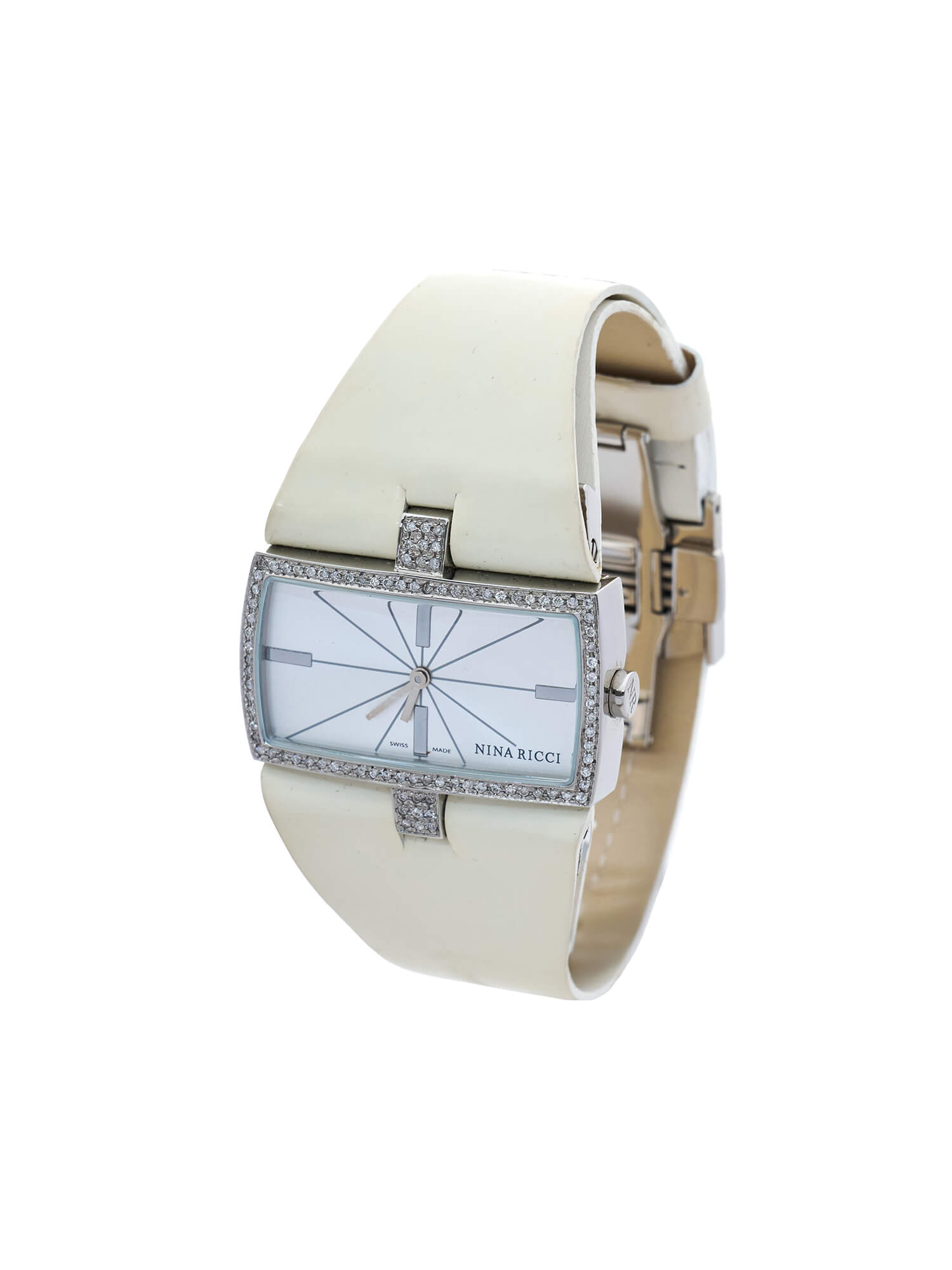 Nina Ricci Diamond Cuff Watch | Pre-Loved | SO. by Sora