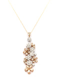 Flowers diamond Necklace