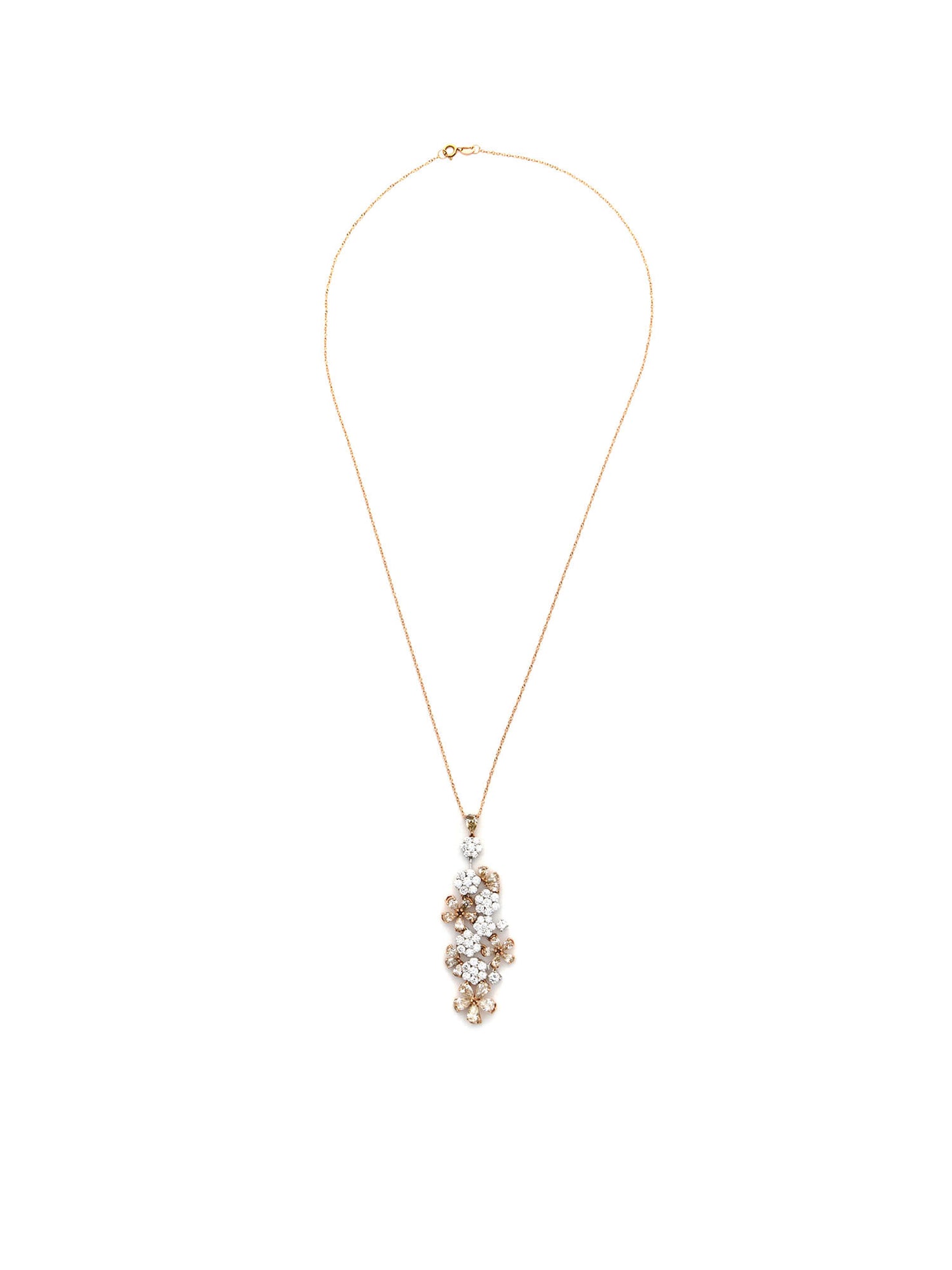 Flowers diamond Necklace