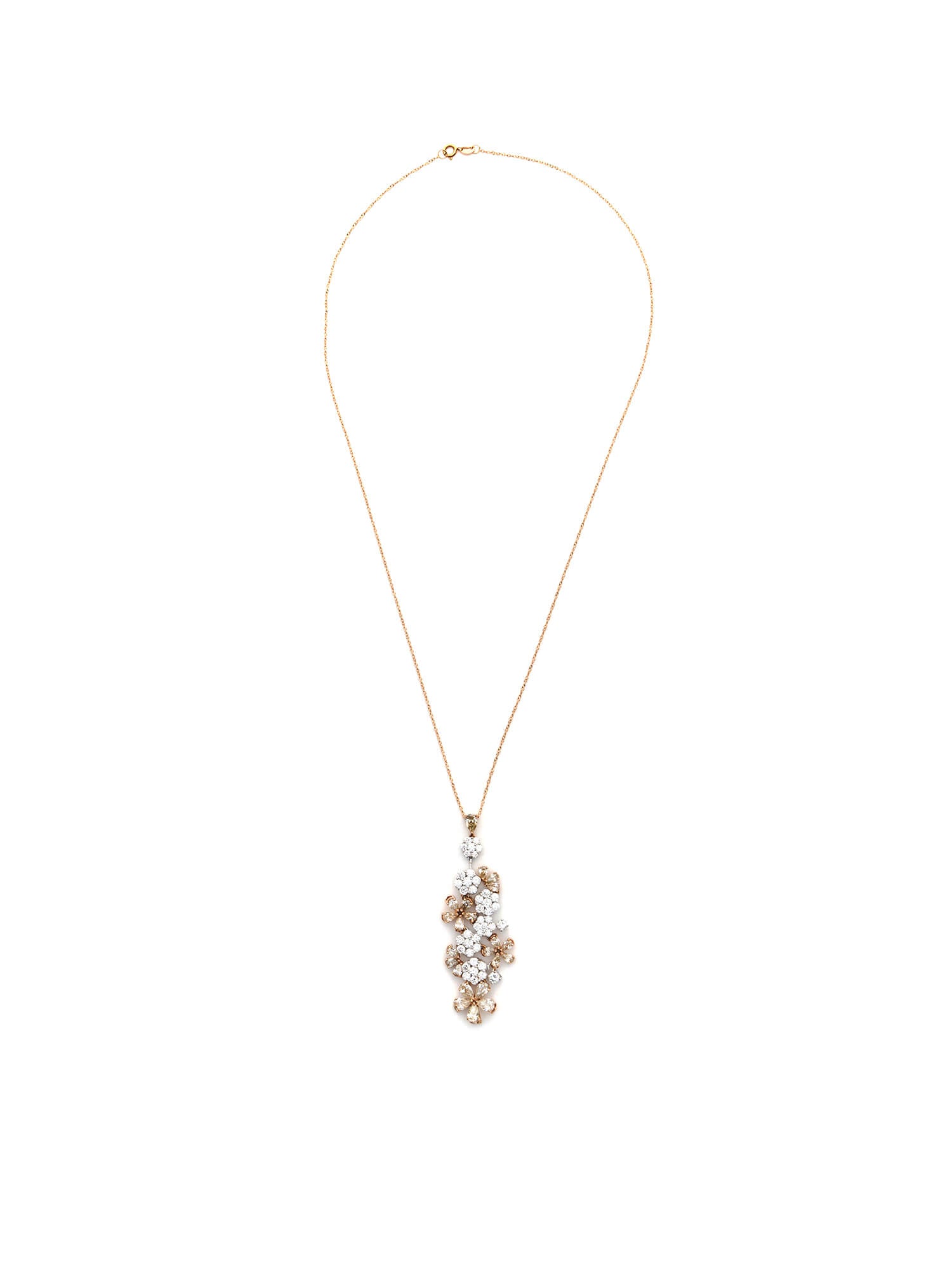 Flowers diamond Necklace