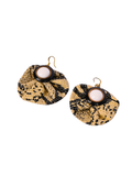 Snake Print Drop Earrings