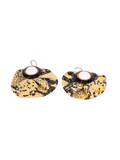 Snake Print Drop Earrings