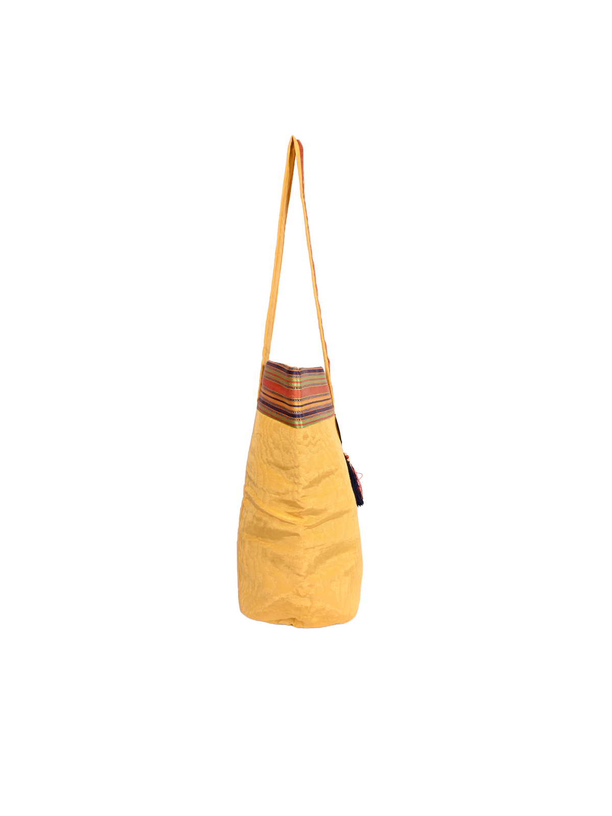 Heritage Vintage Yellow Fabric Tote Bag