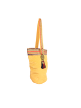 Heritage Vintage Yellow Fabric Tote Bag