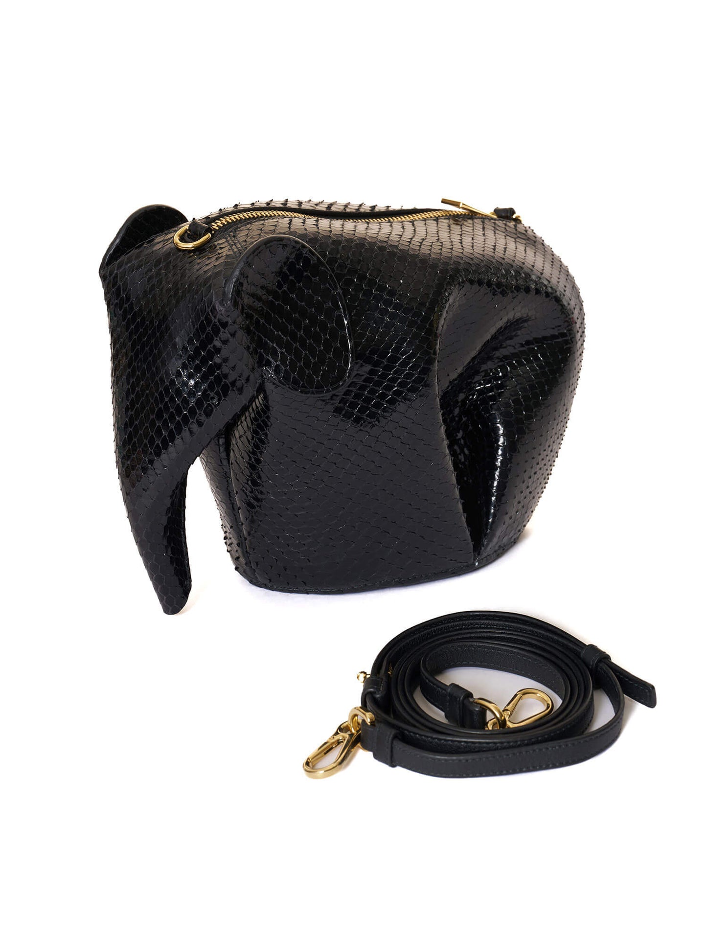 Loewe Elephant Python Mini Bag