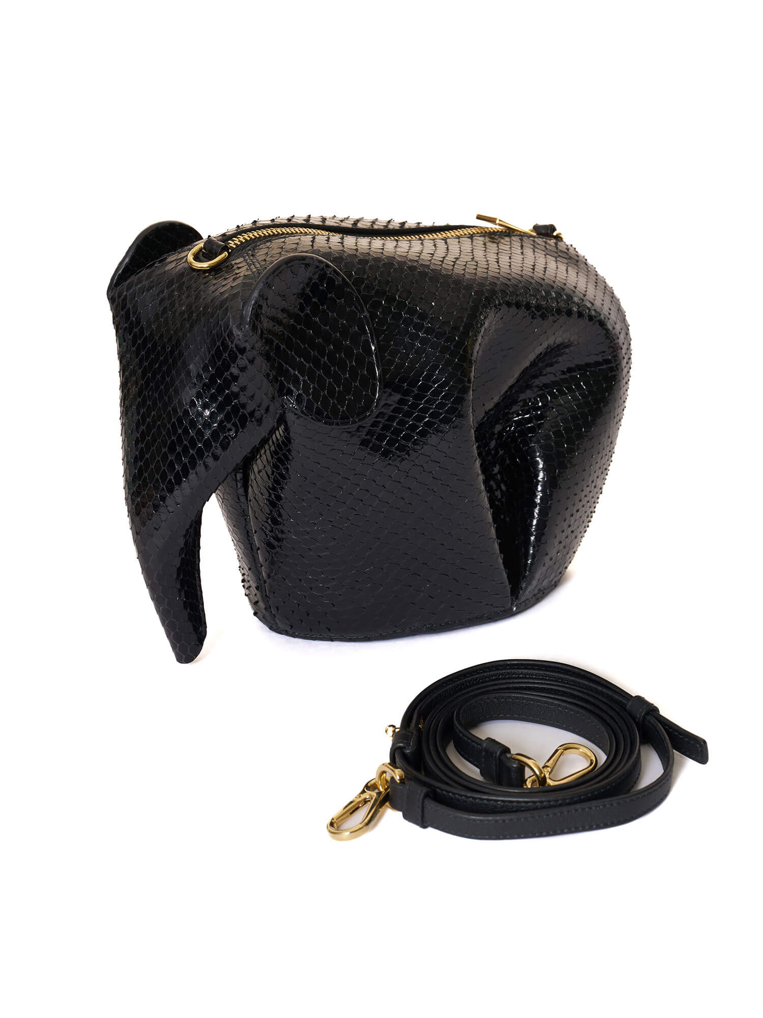 Loewe Elephant Python Mini Bag