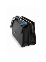 Black Fendi Demi Jour leather bag side view — buy pre-owned designer handbags online KSA | SO. by Sora