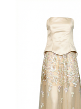 La Soleia Gown – Crepe Satin & Layered Chiffon