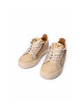 Giuseppe Zanotti beige croc low-top sneakers angle view — buy pre-owned designer sneakers online KSA | SO. by Sora
