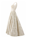 Ivory ball gown full side view — luxury formal dress Saudi Arabia | SO. by Sora