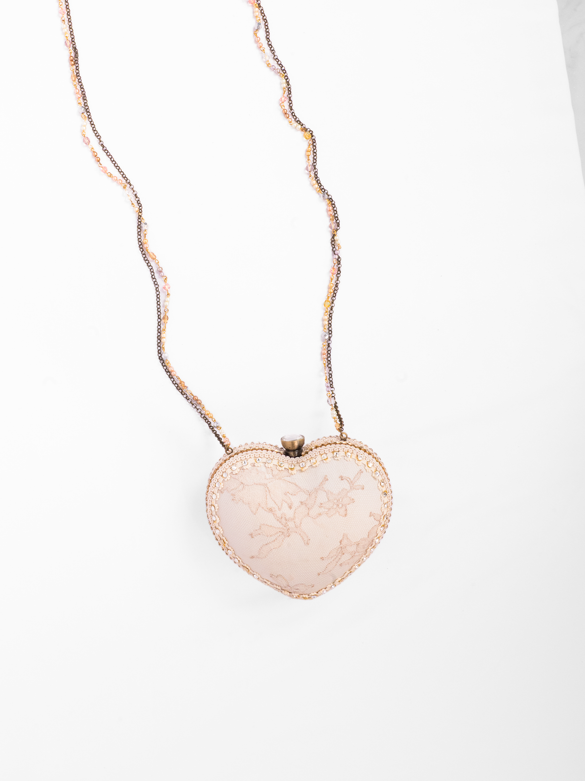 Lorena Fiano Heart-Shaped Clutch Bag