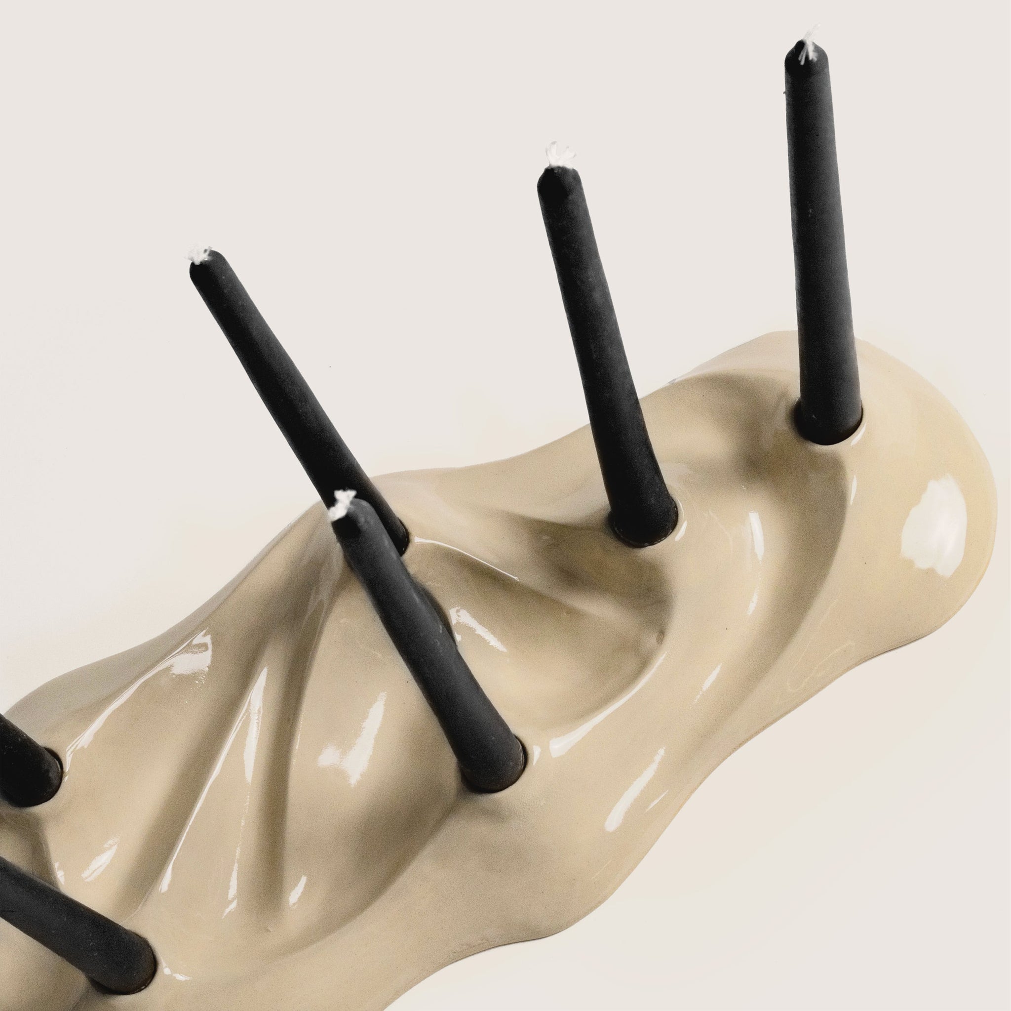 Studio Fanj Candle Holder Beige