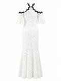 Jill Jill Stuart white guipure lace dress back — buy white lace dress Saudi Arabia | SO. by Sora