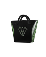 Rania Manasra Pukka Tote Black & Green