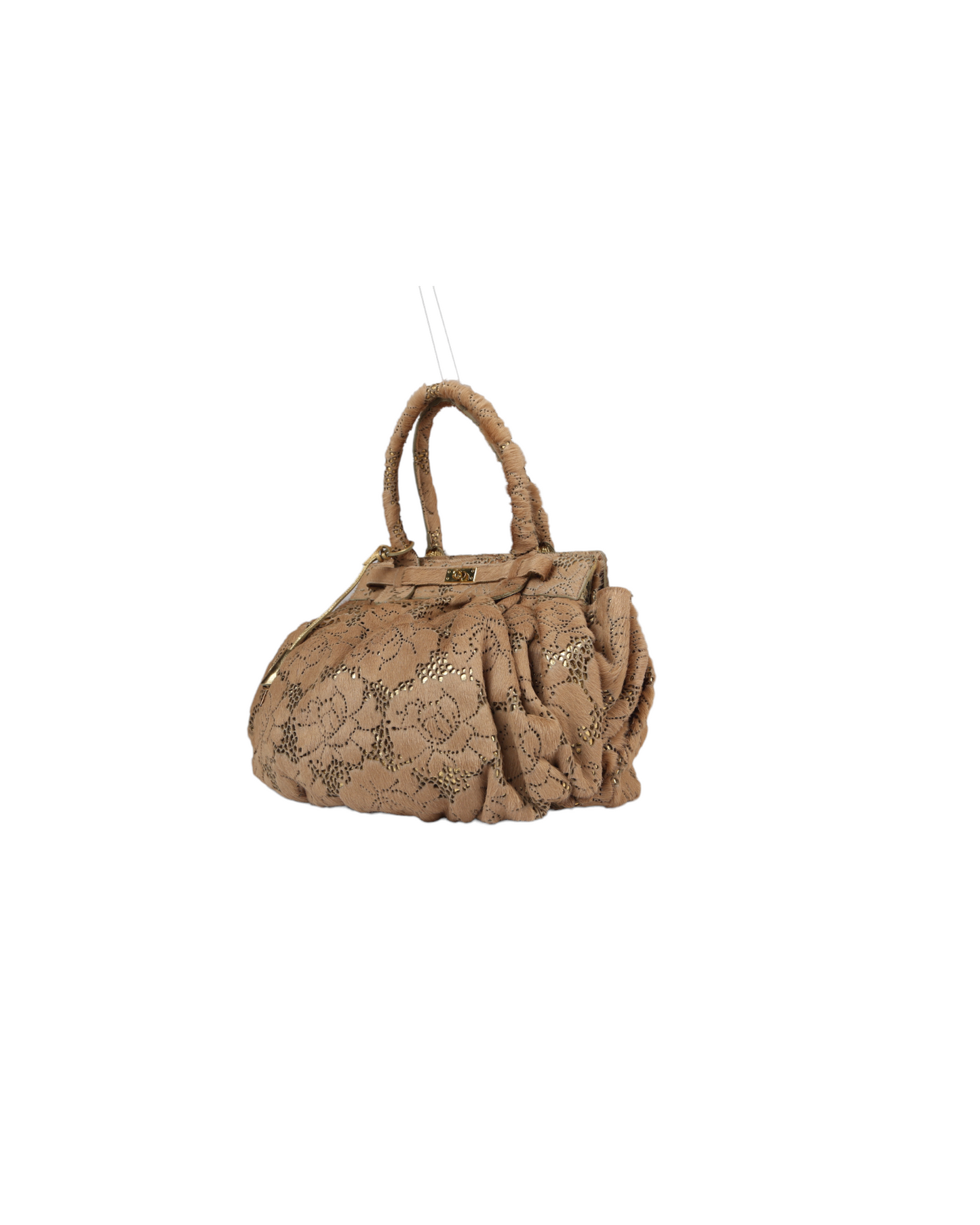 L Collection London Beige bag