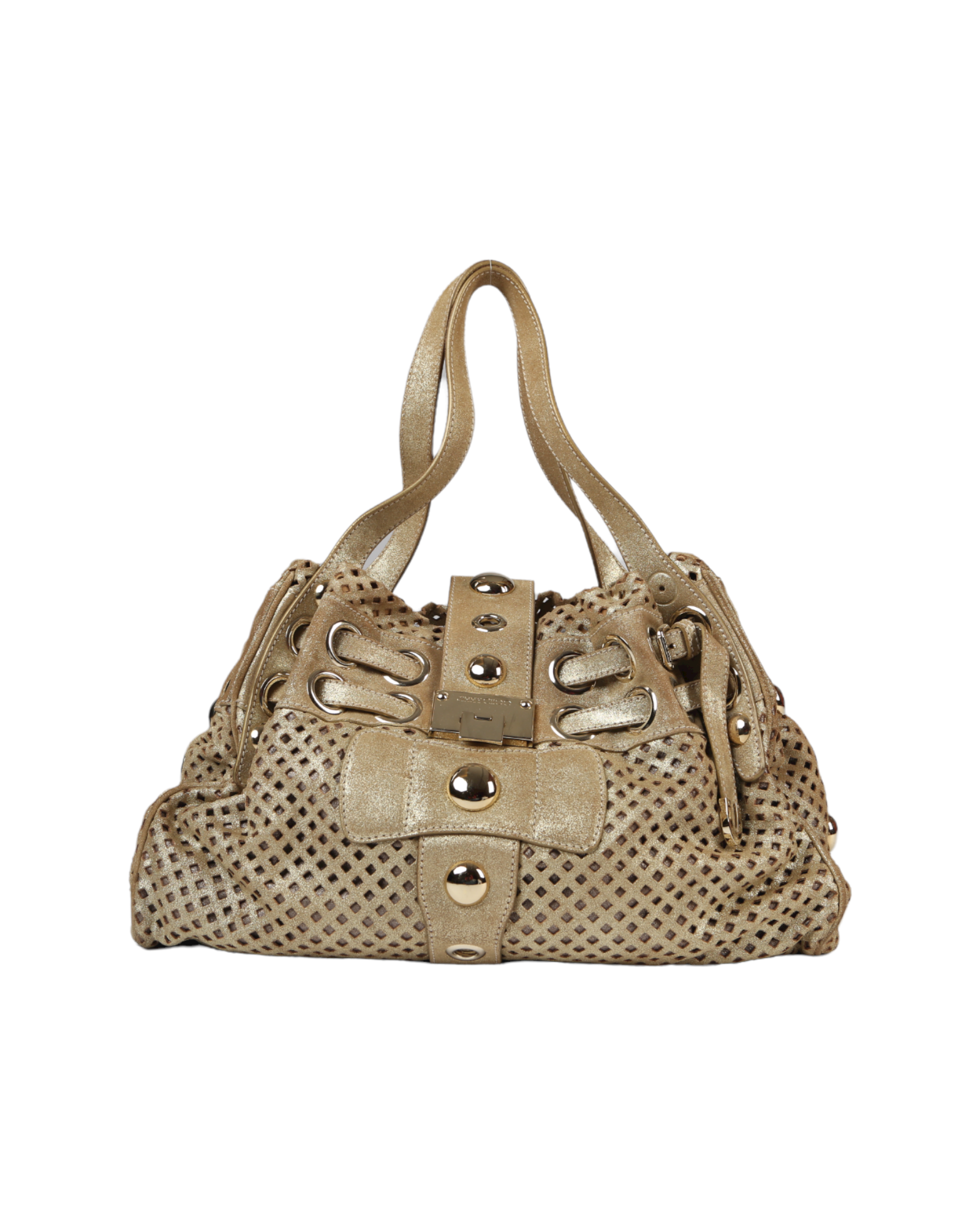 حقيبة كتف باللون المعدني من متجر جيمي تشو