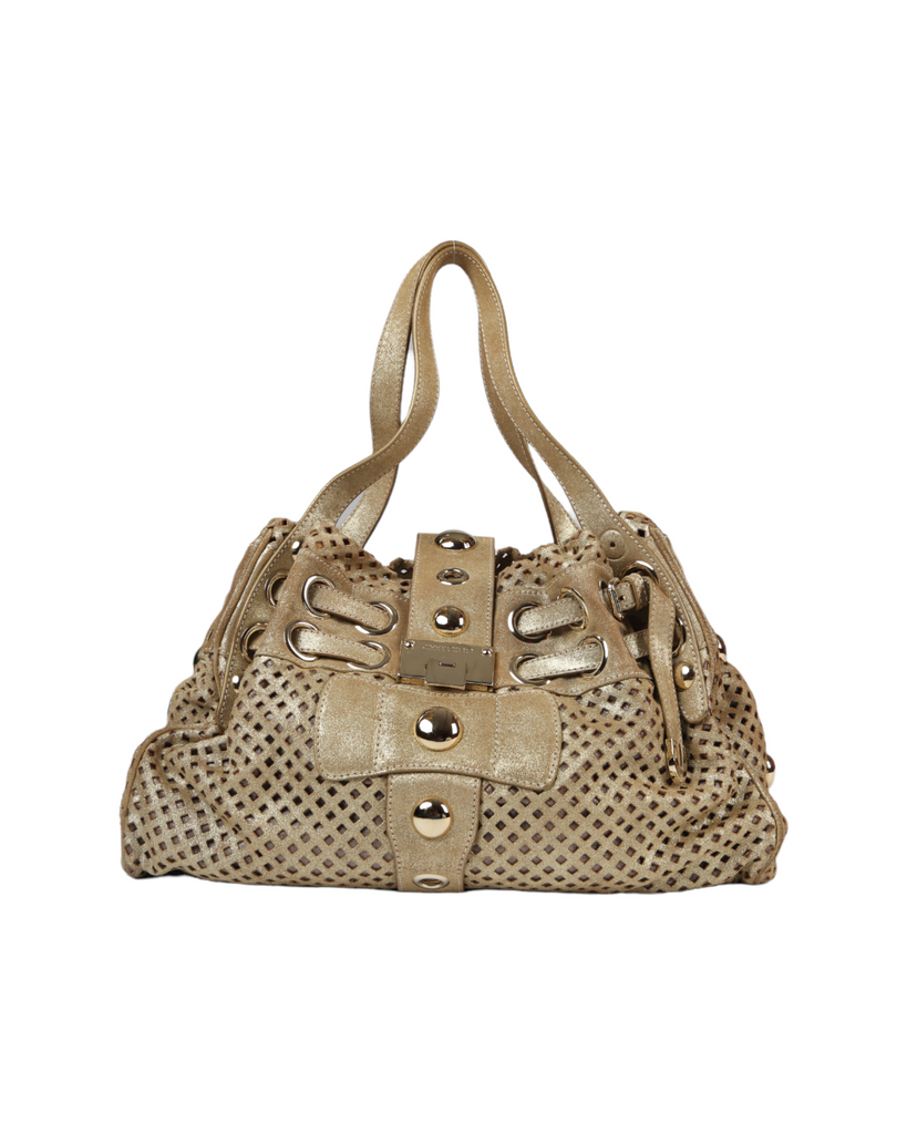 Jimmy Choo Metallic Shoulder Bag