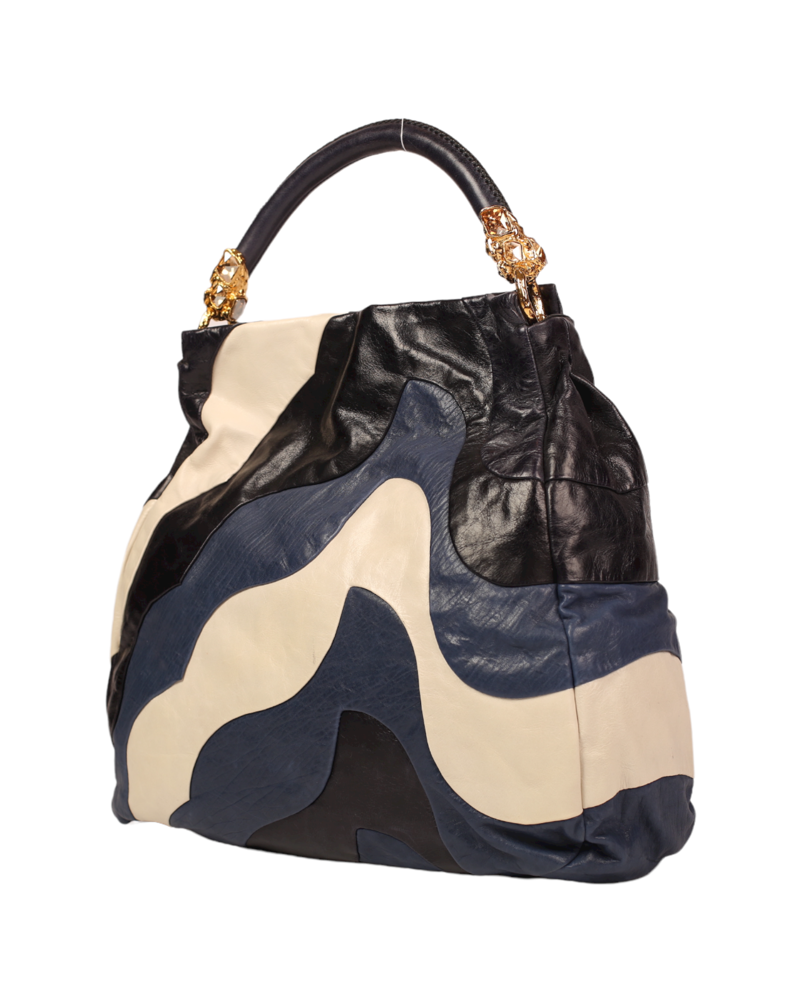 حقيبة ماركة  مياو مياو زرقاء 