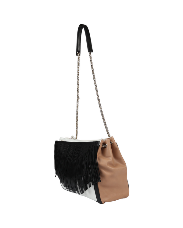 Loboutin Black & White Bag