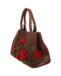 Mauro Volponi Brown Crocodile Bag