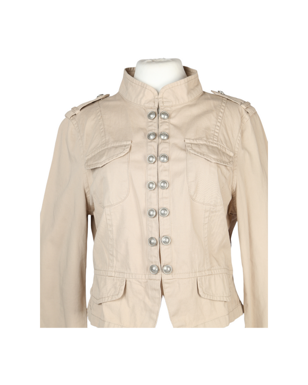 Beige denim jacket