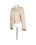 Beige denim jacket