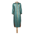Turquoise Sequin Kaftan