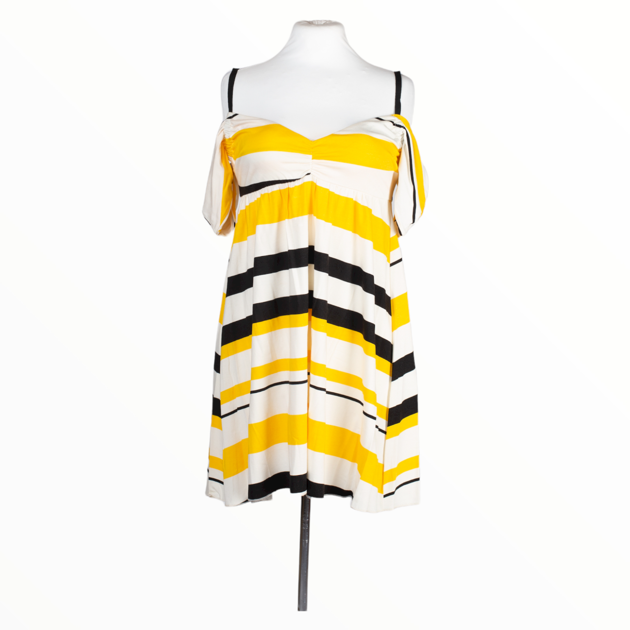 Patrizia Pepe Knee Length Striped Summer Dress